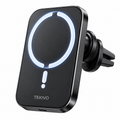 Supporto Auto Magnetico con Ricarica Wireless Qi 15W – Caricatore Rapido da Auto TEKIVO